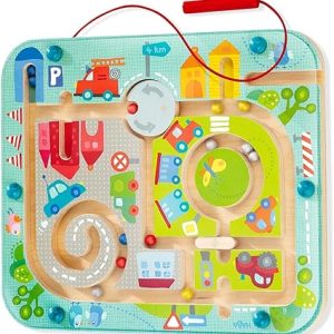 Tablero Laberinto Magnético con Temática de Ciudad